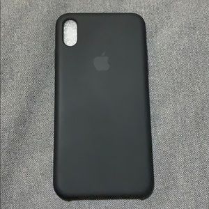 iPhone XS Max Apple Genuine Black Silicone Case!